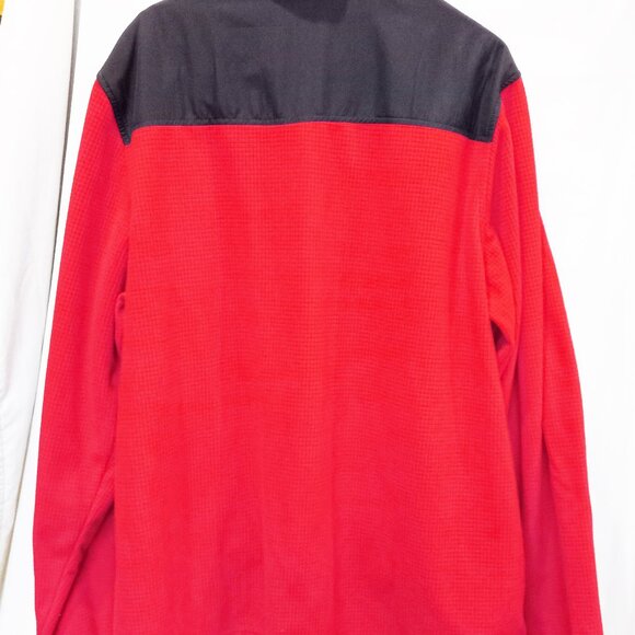 Red & Black Athletic Works Fleece Zip Front Warm Jacket Size XL (46-48) T-370 - Picture 9 of 9